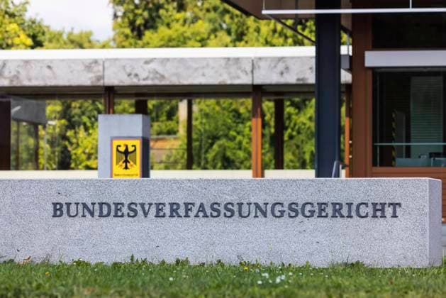 Justiz, Symbolfotos Bundesverfassungsgericht Karlsruhe. BVG. 06.09.2022: Deutschland, Baden-Württemberg, Karlsruhe. *** Federal Constitutional Court Karlsruhe BVG 06 09 2022 Germany, Baden Württemberg, Karlsruhe