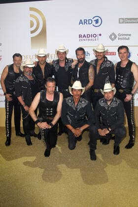 Die Band The BossHoss mit Alec Voelkel und Sascha Vollmer bei der Verleihung Deutscher Radiopreis am 8.09.2022 in Hamburg Deutscher Radiopreis 2022 Verleihung in Hamburg