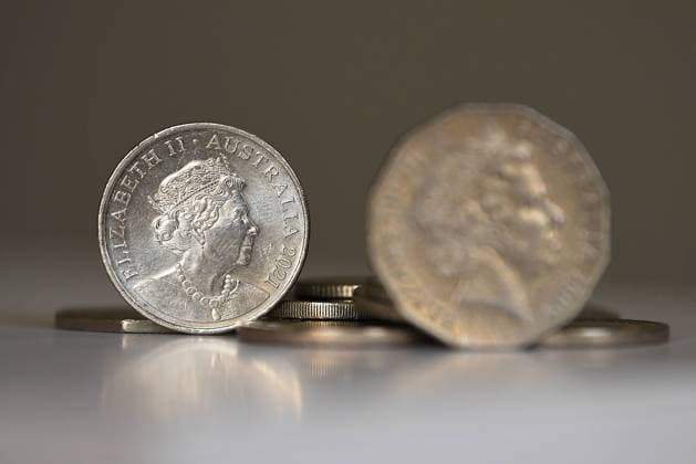 CURRENCY STOCK, Queen Elizabeth II is seen on a twenty cent coin in Melbourne, Friday, September 9, 2022. ( NO ARCHIVING, EDITORIAL USE ONLY, NO USE IN BOOKS WITHOUT CONSENT MELBOURNE VIC AUSTRALIA  Copyright: xJAMESxROSSx 20220909001700644663