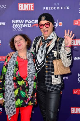 Franziska Traub Julian F.M. Stoeckel und beim Bunte New Faces Award STYLE in Berlin 08.09.2022