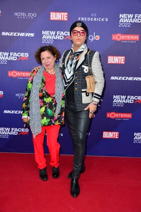 Franziska Traub Julian F.M. Stoeckel und beim Bunte New Faces Award STYLE in Berlin 08.09.2022