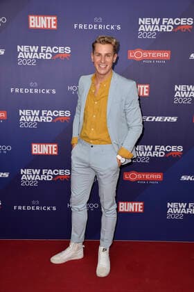 Lukas Sauer beim Bunte New Faces Award STYLE in Berlin 08.09.2022