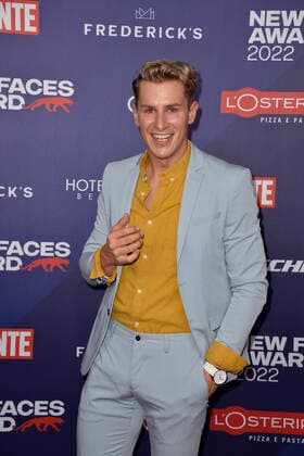 Lukas Sauer beim Bunte New Faces Award STYLE in Berlin 08.09.2022