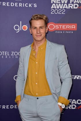 Lukas Sauer beim Bunte New Faces Award STYLE in Berlin 08.09.2022