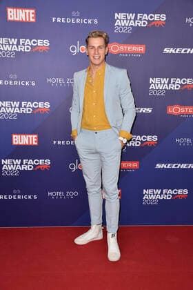 Lukas Sauer beim Bunte New Faces Award STYLE in Berlin 08.09.2022