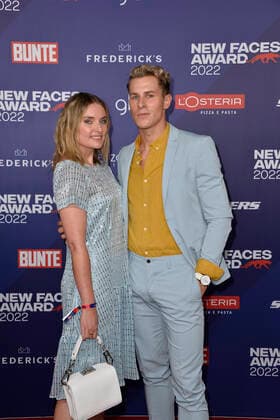 Marie von den Benken und Lukas Sauer beim Bunte New Faces Award STYLE in Berlin 08.09.2022