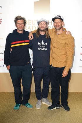 Sportfreunde Stiller bei der Verleihung des Deutschen Radiopreises 2022 im Schuppen 52. Hamburg, 08.09.2022