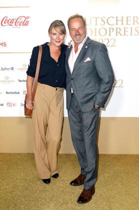 Stefanie Millat und Till Demtroeder bei der Verleihung des Deutschen Radiopreises 2022 im Schuppen 52. Hamburg, 08.09.2022