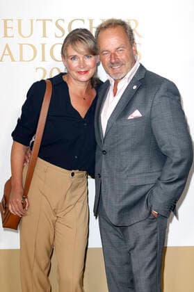 Stefanie Millat und Till Demtroeder bei der Verleihung des Deutschen Radiopreises 2022 im Schuppen 52. Hamburg, 08.09.2022