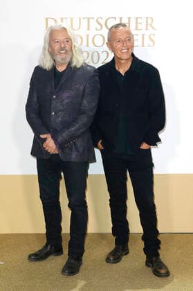 Roland Orzabal und Curt Smith von Tears for Fears bei der Verleihung des Deutschen Radiopreises 2022 im Schuppen 52. Hamburg, 08.09.2022
