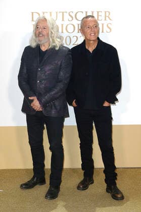 Roland Orzabal und Curt Smith von Tears for Fears bei der Verleihung des Deutschen Radiopreises 2022 im Schuppen 52. Hamburg, 08.09.2022