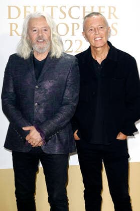 Roland Orzabal und Curt Smith von Tears for Fears bei der Verleihung des Deutschen Radiopreises 2022 im Schuppen 52. Hamburg, 08.09.2022