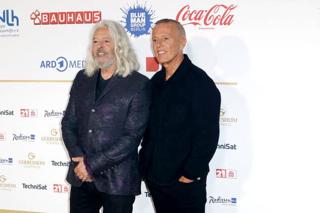 Roland Orzabal und Curt Smith von Tears for Fears bei der Verleihung des Deutschen Radiopreises 2022 im Schuppen 52. Hamburg, 08.09.2022