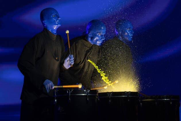 Blue Man Group bei der Verleihung Deutscher Radiopreis am 8.09.2022 in Hamburg Brunsb?ttel River Loft Hotel Schleswig Holstein Deutschland DJR57068