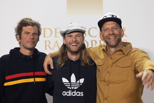 Sportfreunde STILLER bei der Verleihung Deutscher Radiopreis am 8.09.2022 in Hamburg Brunsb?ttel River Loft Hotel Schleswig Holstein Deutschland DJR56560