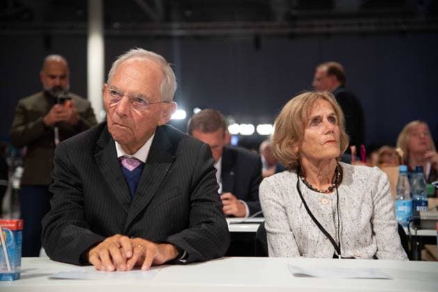 Wolfgang und Ingeborg SCHAEUBLE, Schäuble, 35. CDU-Parteitag 2022 in Hannover vom 9.- 10.9.2022, *** Wolfgang and Ingeborg SCHAEUBLE, Schäuble, 35 CDU Party Congress 2022 in Hanover on 9 10 9 2022,