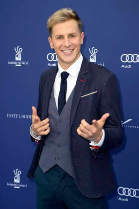 Lukas Sauer bei der Verleihung des Deutschen Schauspielpreises 2022 im Restaurant Spindler & Klatt. Berlin, 09.09.2022