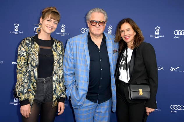 Gast, Michael Brandner und Ehefrau Karin Brandner bei der Verleihung des Deutschen Schauspielpreises 2022 im Restaurant Spindler & Klatt. Berlin, 09.09.2022