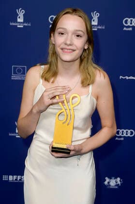 Dora Zygouri bei der Verleihung des Deutschen Schauspielpreises 2022 im Restaurant Spindler & Klatt. Berlin, 09.09.2022
