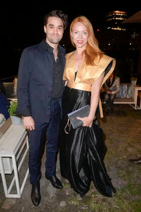 Maximilian Befort und Esther Roling bei der Verleihung des Deutschen Schauspielpreises 2022 im Restaurant Spindler & Klatt. Berlin, 09.09.2022