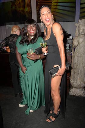 Thelma Buabeng und Annabelle Mandeng bei der Verleihung des Deutschen Schauspielpreises 2022 im Restaurant Spindler & Klatt. Berlin, 09.09.2022