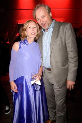 Petra Zieser und Stephan Grossmann bei der Verleihung des Deutschen Schauspielpreises 2022 im Restaurant Spindler & Klatt. Berlin, 09.09.2022