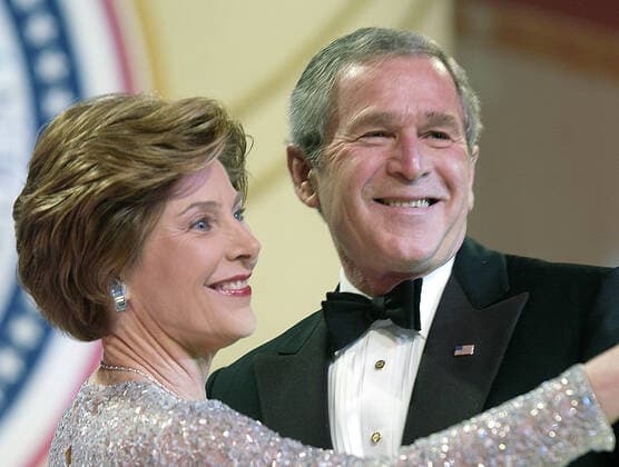 President George W. Bush Beginning Second Term. President George W. Bush Beginning Second Term Subject, Highlight views of President George W. Bush and First Lady Laura Bush, from 2005 Inaugural events. Copyright: xpiemagsx 532_6198406 !ACHTUNG AUFNAHMEDATUM GESCHÄTZT!