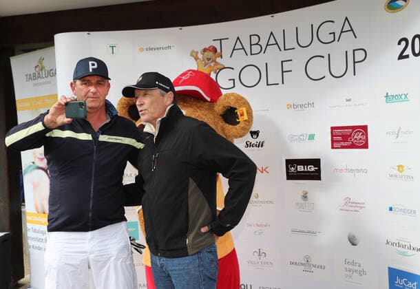 28. Tabaluga Golf Cup Michael Roll, Bollie Bär und Hans Sigl, Tutzing Bayern Deutschland Golfplatz Tutzing