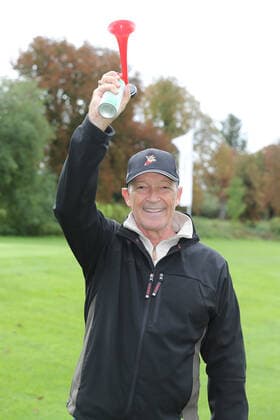 28. Tabaluga Golf Cup Michael Roll und Start Kanone, Tutzing Bayern Deutschland Golfplatz Tutzing