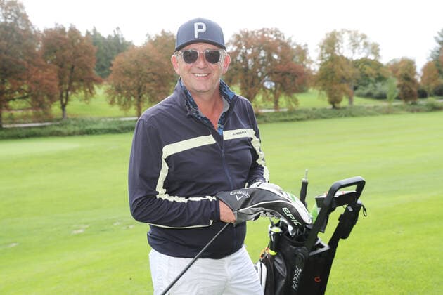 28. Tabaluga Golf Cup Hans Sigl mit Golf Bag, Tutzing Bayern Deutschland Golfplatz Tutzing