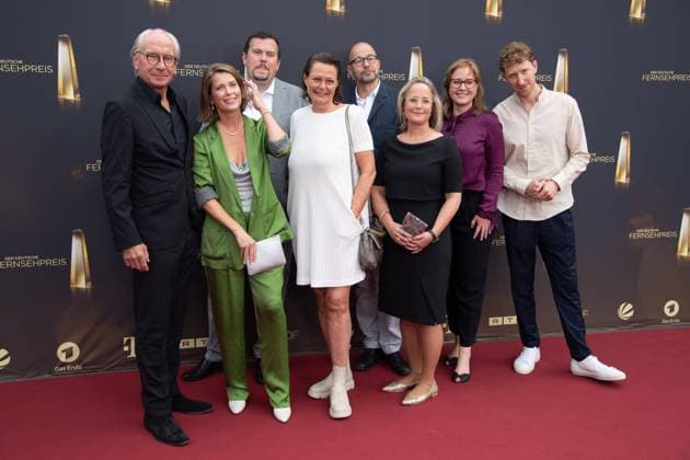 Die Jury des Deutschen Fernsehpreises, Roter Teppich, Red Carpet Show, Ankunft, arrival, Verleihung des Deutschen Fernsehpreises, Die Nacht der Kreativen - Der Deutsche Fernsehpreis 2022, Deutscher Fernsehpreis 2022 in Koeln, am 13.09.2022.