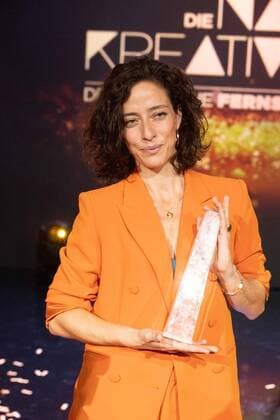 Preistraegerin Friederike WEYMAR Verleihung des Deutschen Fernsehpreises, Die Nacht der Kreativen - Der Deutsche Fernsehpreis 2022, Deutscher Fernsehpreis 2022 in Koeln, am 13.09.2022.