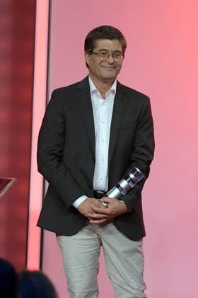 Verleihung des Deutschen Gründerpreises 2022 Richard Grohe, Der Sohn von Klaus Grohe steigt mit seiner Beteiligungsgesellschaft Syngroh bei KMLS ein, Enkel des Erfinders von Hans Grohe aus dem ZDF Hauptstadtstudio die Verleihung des Deutschen Gründerpreises in Berlin am 13.09.2022