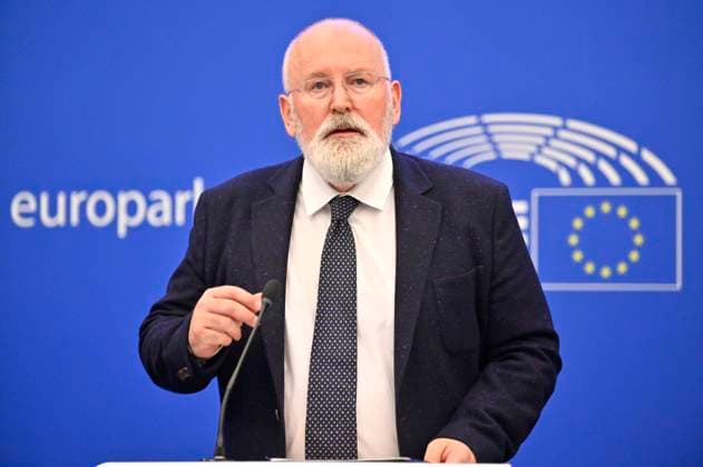 Frans Timmermans bei einer Pressekonferenz zu erneuerbaren Energien im Europäischen Parlament. Straßburg, 14.09.2022 *** Frans Timmermans at a press conference on renewable energy in the European Parliament Strasbourg, 14 09 2022 Foto:xD.xAnoraganingrumx xFuturexImage