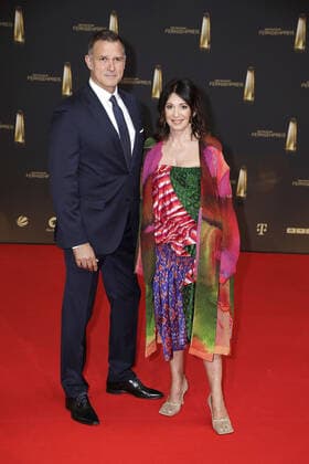Iris Berben und Heiko Kiesow bei der Deutscher Fernsehpreis Verleihung am 14.09.2022 in Koeln Deutscher Fernsehpreis Verleihung 2022 in Köln