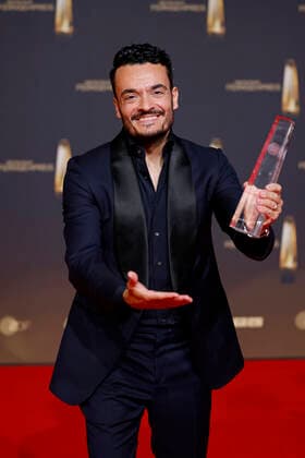 Sänger Giovanni Zarrella beim Deutschen Fernsehpreis 2022 in den MMC-Studios in Ossendorf. Köln, 14.09.2022 NRW Deutschland Copyright: xChristophxHardtx
