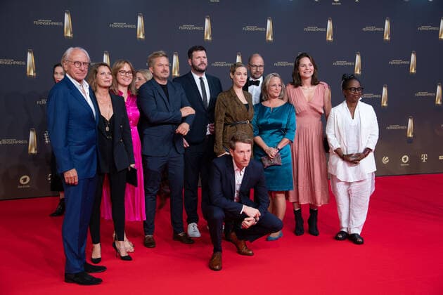 Die Jury des Deutschen fernsehpreises, Roter Teppich, Red Carpet Show, Ankunft, arrival, Verleihung des Deutschen Fernsehpreises, Die Nacht der Kreativen - Der Deutsche Fernsehpreis 2022, Deutscher Fernsehpreis 2022 in Koeln, am 14.09.2022.