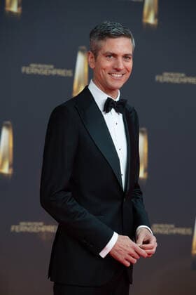 Ingo ZAMPERONI, Moderator, Roter Teppich, Red Carpet Show, Ankunft, arrival, Verleihung des Deutschen Fernsehpreises, Der Deutsche Fernsehpreis 2022, Deutscher Fernsehpreis 2022 in Koeln, am 14.09.2022.