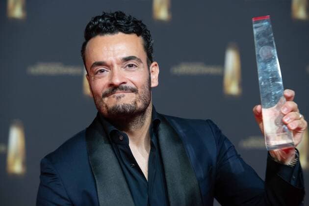 Giovanni ZARRELLA erhaelt den Deutschen Fernsehpreis in der Kategorie Beste Einzelleistung Moderation Unterhaltung Verleihung des Deutschen Fernsehpreises, Der Deutsche Fernsehpreis 2022, Deutscher Fernsehpreis 2022 in Koeln, am 14.09.2022.