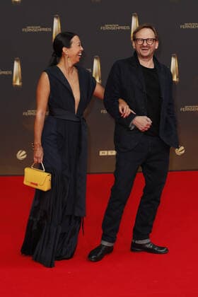Der Deutsche Fernsehpreis 2021 Minh-Khai Phan-Thi und Milan Peschel auf dem roten Teppich bei der Verleihung Der Deutsche Fernsehpreis Die TV-Highlights des Jahres am 14. September in den MMC Studios Köln. Copyright: xEventpressxGolejewskix
