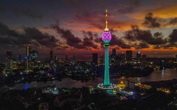 The Largest Tower In South Asia, Was Opened To The Public Today An Aerial View of Colombo Lotus tower and City. September 15, 2022 Colombo, Sri Lanka. The contract to build the $104.3 million tower 80 percent of which was funded by Exim Bank of China. Colombo Sri Lanka  Copyright: xThilinaxKaluthotagex originalFilename: kaluthotage-notitle220915_npWNa.jpg