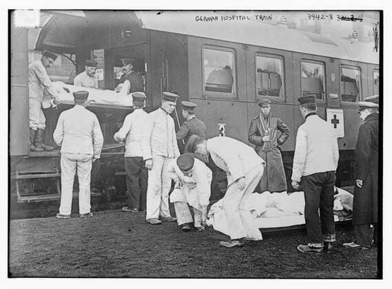 German hospital train Copyright: xpiemagsx bainloctpie08092022-19965 !ACHTUNG AUFNAHMEDATUM GESCHÄTZT!