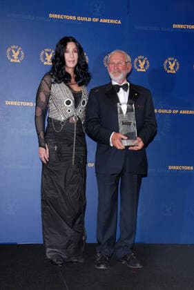 Cher and Norman Jewison at the 62nd Annual DGA Awards - Press Room, Hyatt Regency Century Plaza Hotel, Century City, CA. 01-30-10 , 11894222.jpg, person, entertainment, talent, famous, celebrity, fame, star, popular, event, people,