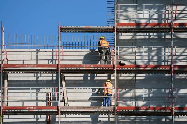 Bauwirtschaft Symbolfoto zum Thema Baukonjunktur Kiel Schleswig-Holstein Deutschland _FPR8267 *** Construction Industry Symbol Photo About Construction Economy Kiel Schleswig Holstein Germany FPR8267