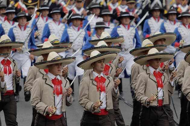 Military Civic Parade On The Occasion Of The 212th Anniversary Of The Independence Of Mexico Military Civic Parade on the occasion of the 212th Anniversary of the Independence of Mexico held in the Zocalo of Mexico City, an event led by AndrÃ s Manuel Lopez Obrador, President of Mexico. Mexico City Mexico City Mexico  Copyright: xGerardoxVieyrax originalFilename: vieyra-notitle220916_npEZD.jpg