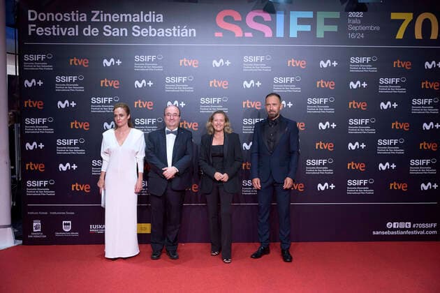 September 16, 2022, Donostia San Sebastian, Euskadi, Spain: Miquel Iceta, Nadia Calvino attended Red Carpet Opening Ceremony during 70th San Sebastian International Film Festival at Kursaal Palace on September 16, 2022 in Donostia San Sebastian, {country Donostia San Sebastian Spain - ZUMAg15_ 20220916_zaf_g15_280 Copyright: xJackxAbuinx