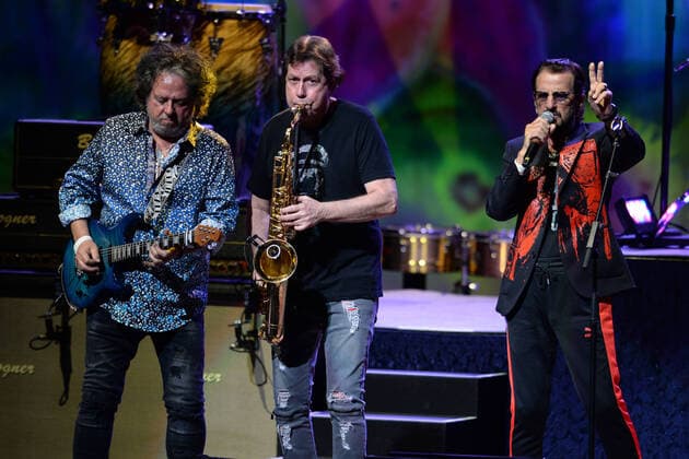 HOLLYWOOD FL - SEPTEMBER 17: Ringo Starr and His All Starr Band perform at Hard Rock Live at the Seminole Hard Rock Hotel & Casino on September 17, 2022 in Hollywood, Florida. Copyright: xmpi04x