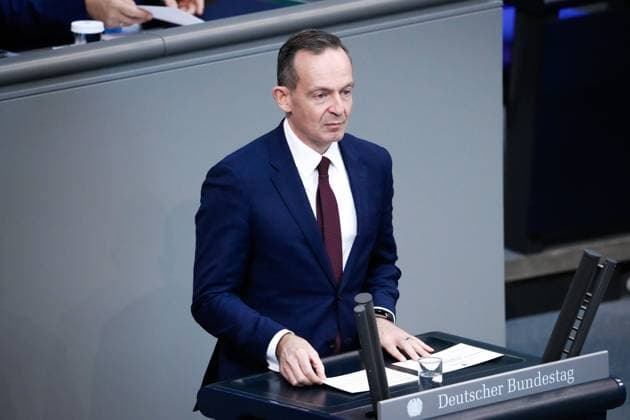 54. Bundestagssitzung und Debatte Aktuell,22.09.2022 Berlin, Verkehrsminister Volker Wissing (FDP) im Portrait bei seiner Rede bei der Debatte zum Thema Digital- und Gigabitstrategie der Bundesregierung bei der 54. Sitzung des Deutschen Bundestag in Berlin Berlin Berlin Deutschland