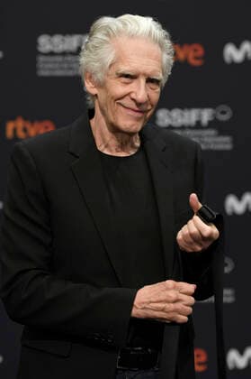 David Cronenberg bei der Pressekonferenz zur Verleihung des Donistia Awards auf dem 70. Internationalen Filmfestival San Sebastian Festival Internacional de Cine de San Sebastian im Kursaal. San Sebastian, 21.09.2022