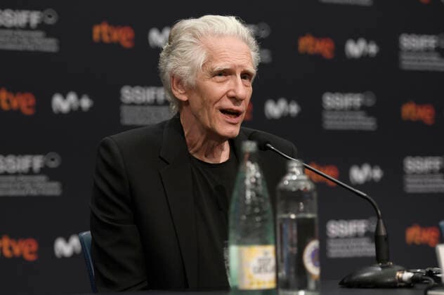 David Cronenberg bei der Pressekonferenz zur Verleihung des Donistia Awards auf dem 70. Internationalen Filmfestival San Sebastian Festival Internacional de Cine de San Sebastian im Kursaal. San Sebastian, 21.09.2022